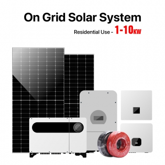 1-10 kW do użytku domowego w sieciowym systemie słonecznym 