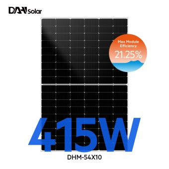 Monochromatyczne panele słoneczne DHM-54X10 390~420W
 