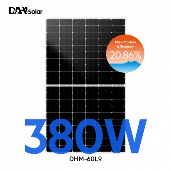 360 W . 365 W . 370 W .Panel słoneczny Półokelowa Wysoka wydajność PV moduł