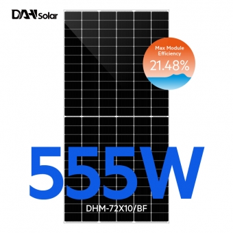 DHM-72X10/BF-525~560W bifacial mono wysokowydajne panele słoneczne
 