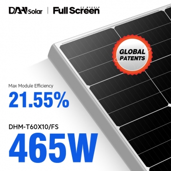 DHT-M60X10/FS 450~470W 1/3 odcina niskoprądowe wysokowydajne panele słoneczne
 