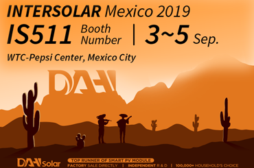 dah solar uczestniczyć Intersolar meksyk z 9BB panel słoneczny półogniwowy