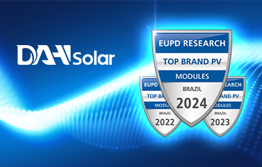 DAH Solar otrzymało nagrodę „Top Brand PV 2024” na SNEC 2024