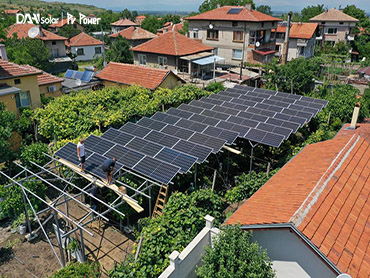 Bułgarskie gospodarstwa domowe z projektem elektrowni o mocy 30 kW (On-Grid Solar Home System)