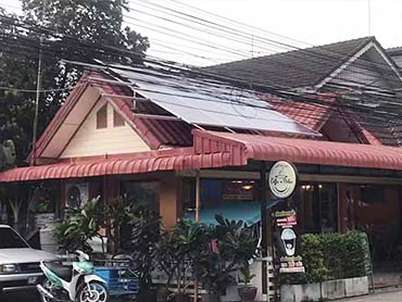  3.2 kw na projekcie układu słonecznego sieci w tajlandii