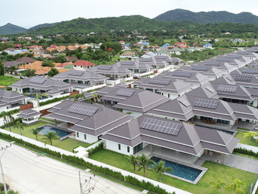 wille tajlandzkie 200kw układ słoneczny na dachu