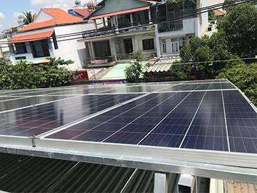 wietnam 10kw system słoneczny na dachu do użytku domowego